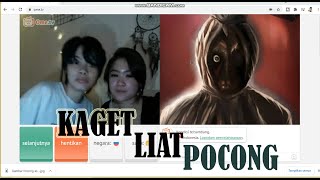 CEWEK CANTIK KAGET LIAT POCONG || PRANK OME TV