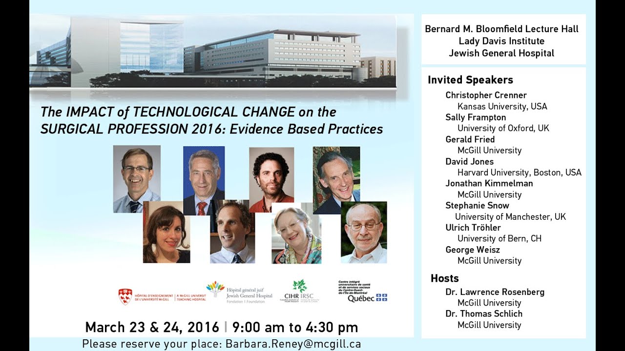 Dr. Christopher Crenner: Jewish General Hospital - McGill University - ITCSP 2016