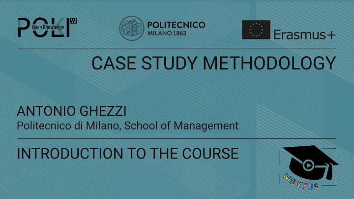 Introduction to the course (Antonio Ghezzi)