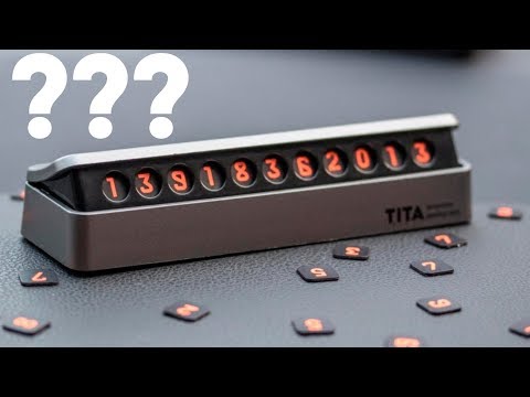 ОБЗОР: Xiaomi Временная парковочная карта или машина мешает позвони. BCASE TITA