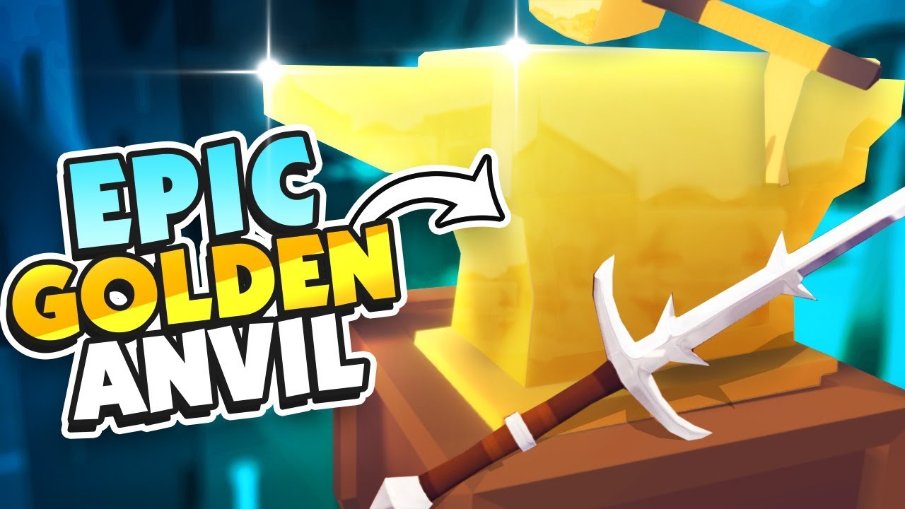 GOLDEN ANVIL CRAFTS EPIC SWORDS! Hammer and Anvil VR YouTube