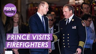 Prince William Commemorates Firefighters Who Lost Their Lives During 9/11
