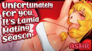 Cornered by a Lamia during Mating Season [ ASMR | 3DIO | Heartbeats ]