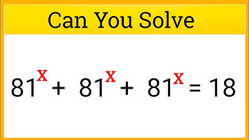 Nice Exponents Math Simplification | Find The Value Of X