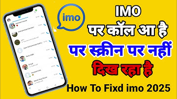 Imo does not show incoming calls, how to fix it? // Imo incoming call not showing on lock screen