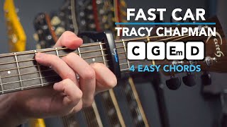 Tracy Chapman 'Fast Car' - Simple Chords Only Guitar Tutorial screenshot 3