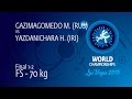 GOLD FS - 70 kg: M. GAZIMAGOMEDO (RUS) df. H. YAZDANICHARA (IRI), 10-3