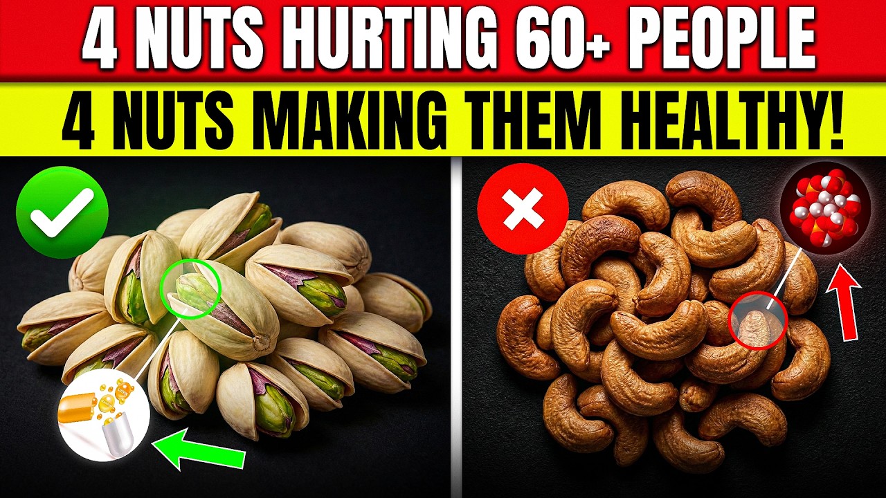 Over 60? 4 WORST Nuts You Should NEVER Touch and 4 You MUST Eat Daily! | Fit Beyond 60