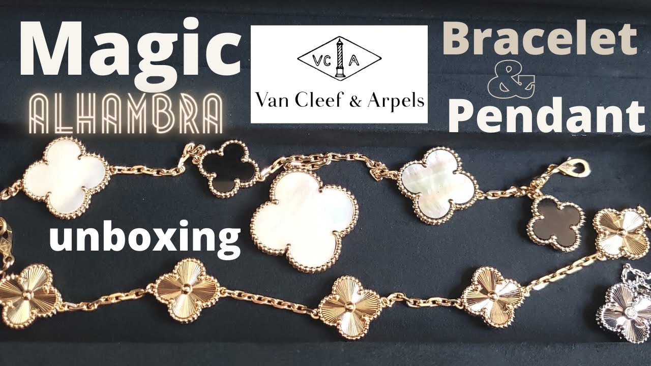 Van Cleef and Arpels Magic Alhambra Bracelet & Pendant Unboxing: Beat the  Price Increase 