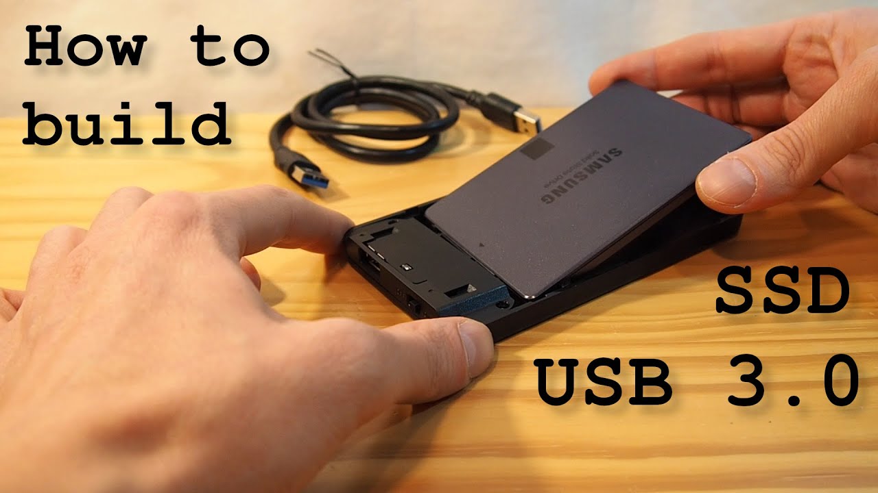 how to format samsung ssd through a usb adapter