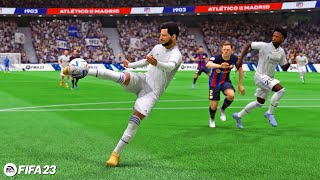 وصلنا النهاية سجلت هدف عالمي وقررت إعتزال كرة القدم مع نادي ريال مدريد | FIFA 23 Career Mode