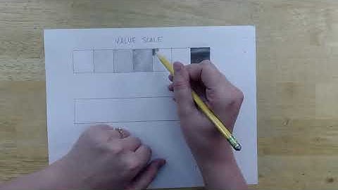 How to Draw a Value Scale and a Gradient Scale