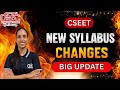 CSEET SYLLABUS PATTERN CHANGE BIG UPDATE