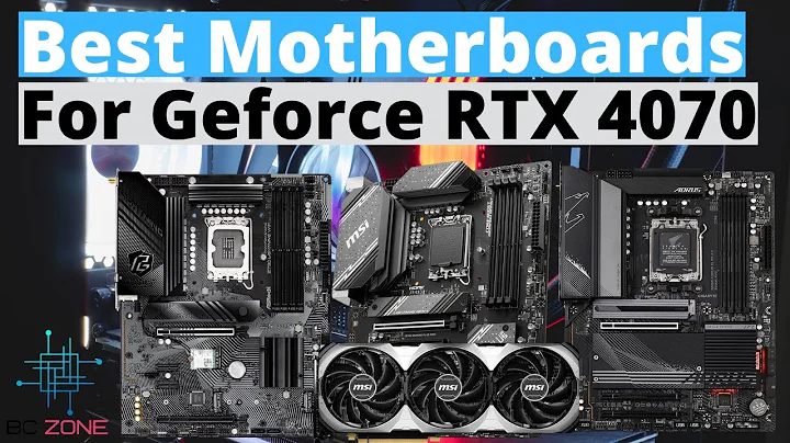 Die besten Mainboards für Nvidia GeForce RTX 4070! (TOP 6)