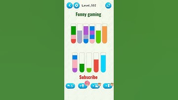 water sort jigsaw puzzle game level 592 #numpuz #funnygaming #alllevel #gameplay #games #shorts