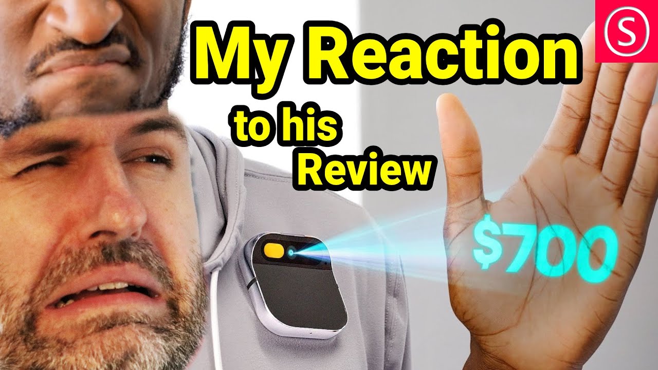 MY Reaction to: Humane AI Pin Review by Marques Brownlee MY Reaction to: Humane AI Pin Review by Marques Brownlee