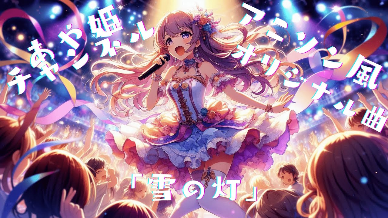 [アニソン風バラード曲]「雪の灯」