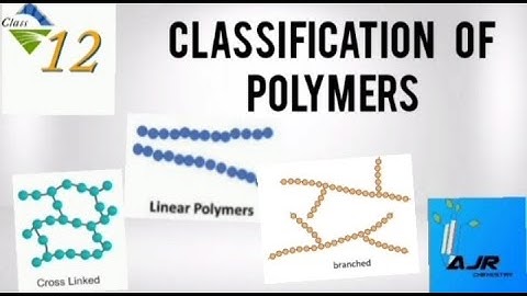 Classification of Polymers/Polymers/Class 12 Chemistry/ajr chemistry