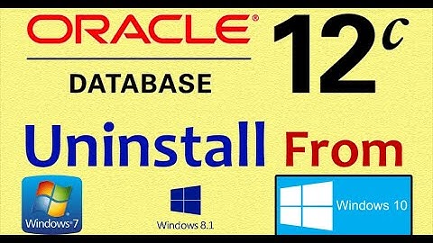 Deinstallation of 12C database. How to Remove/Delate Installed database.Easy way to deinstall.