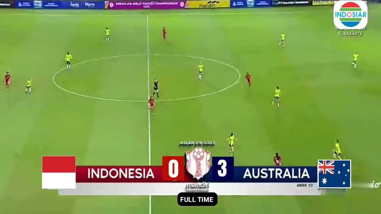 🔴DRAMATIS ! HASIL LAGA TIMNAS PUTRI INDONESIA U16 VS AUSTRALIA SEMIFINAL PIALA AFF PUTRI U16 2025