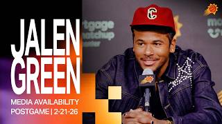 Jalen Green Postgame Media Availability | Phoenix Suns | 2-21-26 Guide