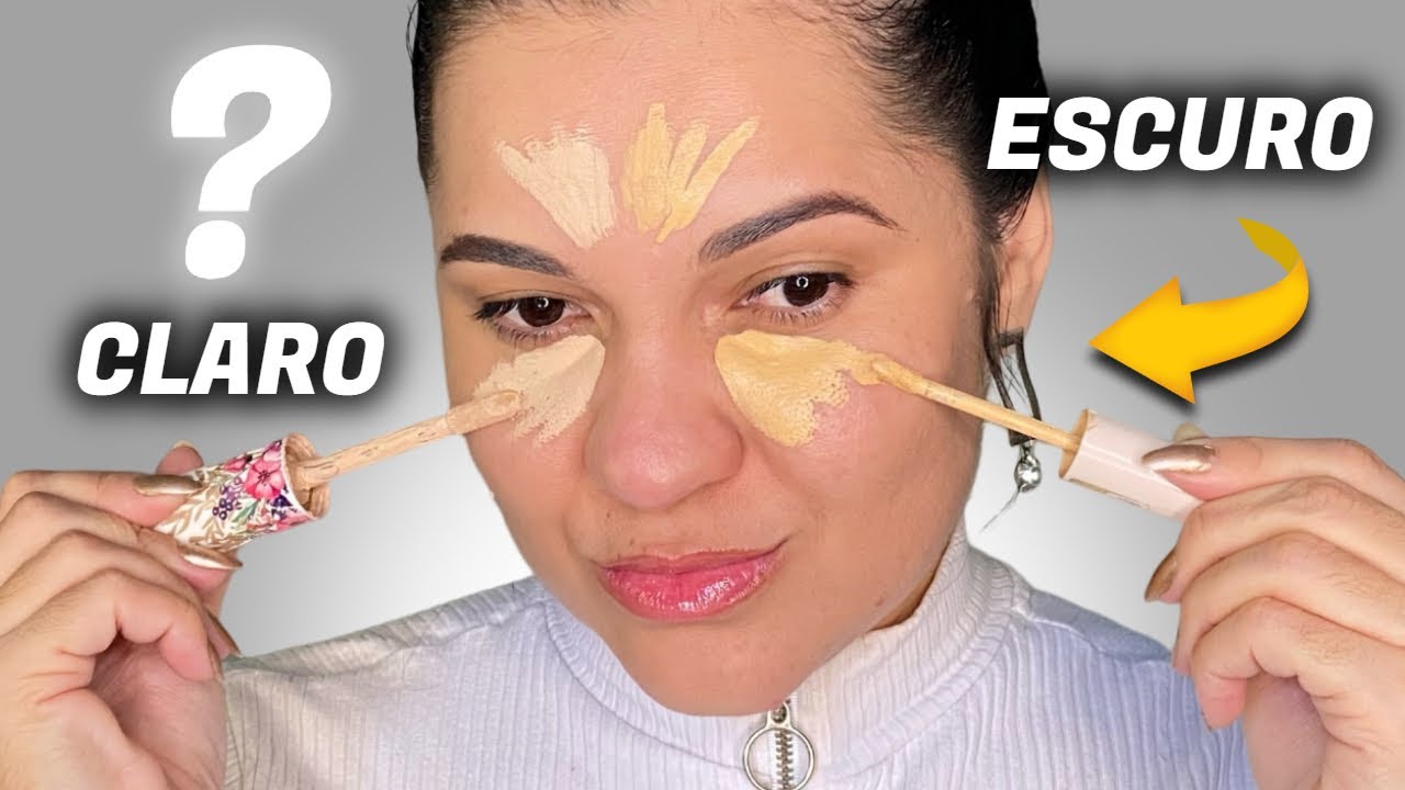 O CORRETIVO TEM QUE SER MAIS CLARO QUE A BASE? - YouTube