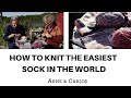 How to knit the easiest sock in the world - by ARNE & CARLOS PART 1.