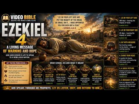 The Book of Ezekiel – Chapter 4 | Most Extreme Prophecy Ever. #prophecy