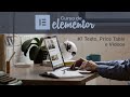 Site com WordPress Elementor - #7 Texto, Pricing Table e Videos
