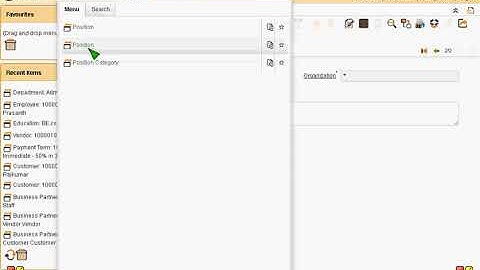Konnect ERP  Department and Position Creation