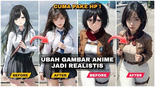 JUST USING YOUR PHONE 🔥 HOW TO CHANGE ANIME IMAGES TO REALISTIC - SEAART AI TUTORIAL screenshot 3