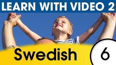 Learn Swedish with Pictures and Video - Top 20 Swedish Verbs 4