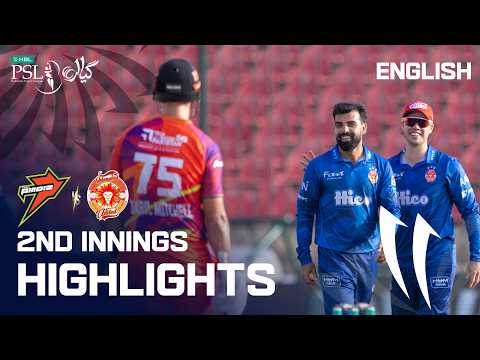2nd Innings Highlights | Rawalpindiz vs Islamabad United | English | Match 34 | HBL PSL 11 | MZB1K