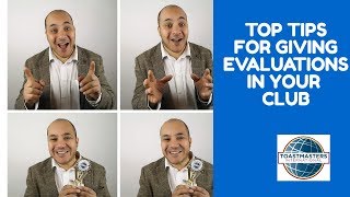 Toastmasters | Tips on how to give a great speech evaluation