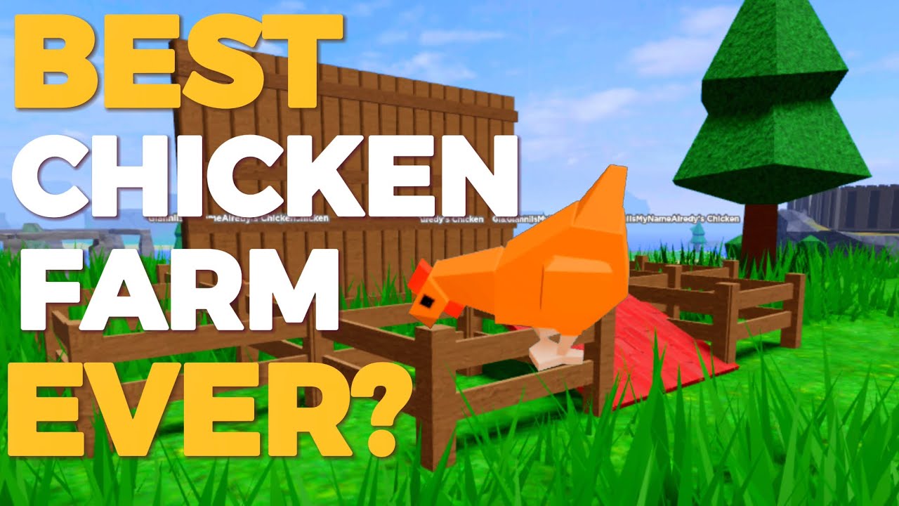 How to make an OP Chicken Farm | The Survival Game Roblox - YouTube