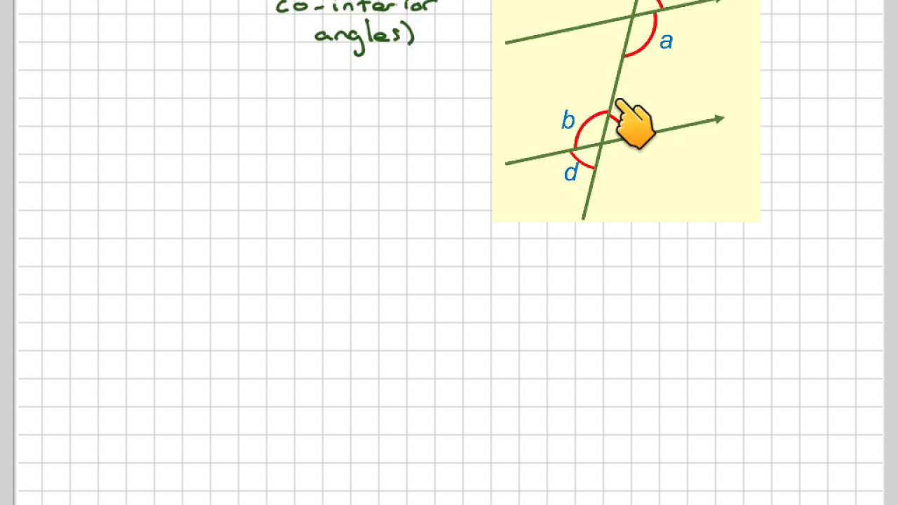 Angles and parallel lines - YouTube