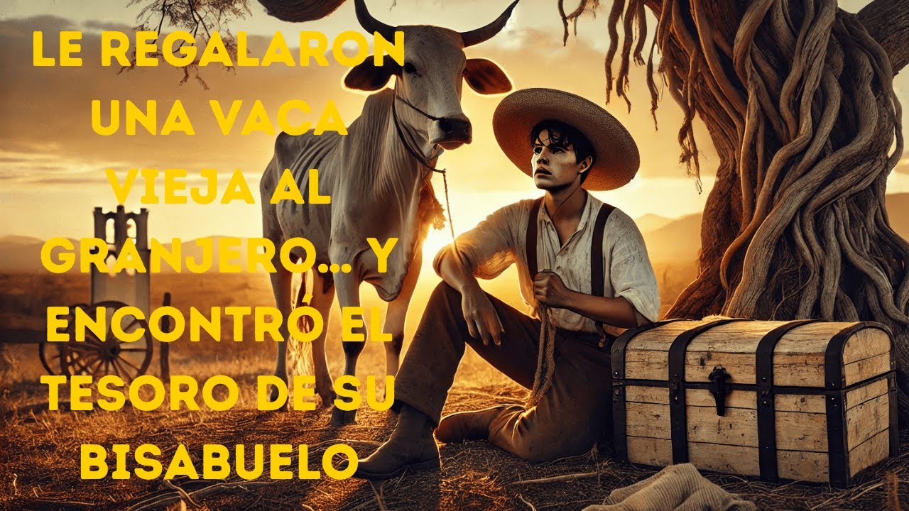 Le regalaron una vaca vieja al granjero… y encontró el tesoro de su bisabuelo