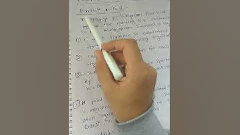 Bartlett method