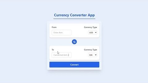 🚀 Introducing the Ultimate Currency Converter App! 💰Built with #React and styled with #Tailwind CSS