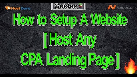 How to Setup A Website [Host Any CPA Landing Page] 💻