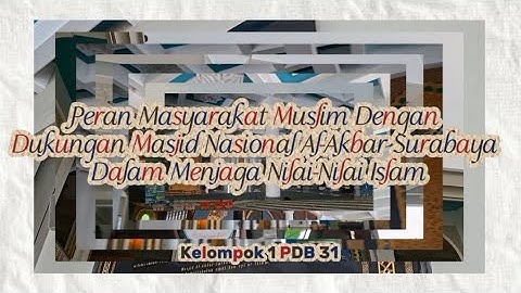 Projek Kebangsaan Agama Islam Kelompok 1 PDB 31 ★