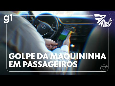Fantástico: Criminosos se passam por taxistas e aplicam novo golpe da maquininha em passageiros #g1