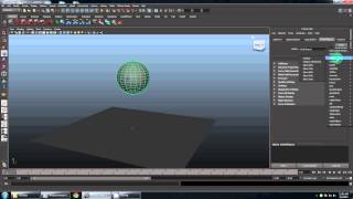 MAYA  bouncing ball using nCloth