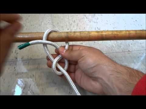 Tying A Buntline Hitch With Rope