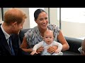 Baby Archie makes rare public appearance