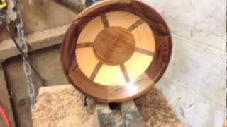 Found some plans on how to turn a segmented bowl so I gave it a try, and happy with the results. Here is a link to where I found the 