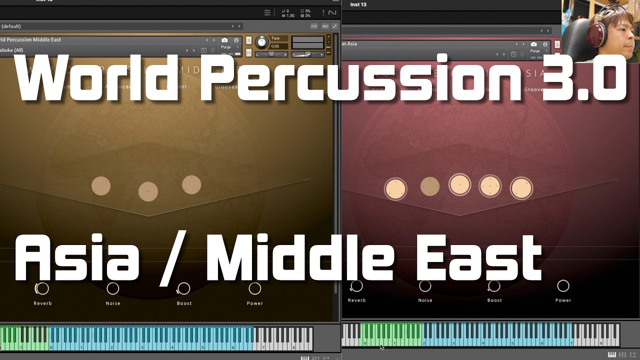 Control the sense of distance freely. Ethnic percussion sound
