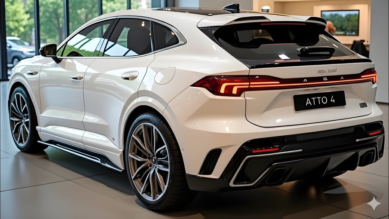 Полный обзор BYD ATTO 4 2026 года: футуристический электрический внедорожник, который вы действит...