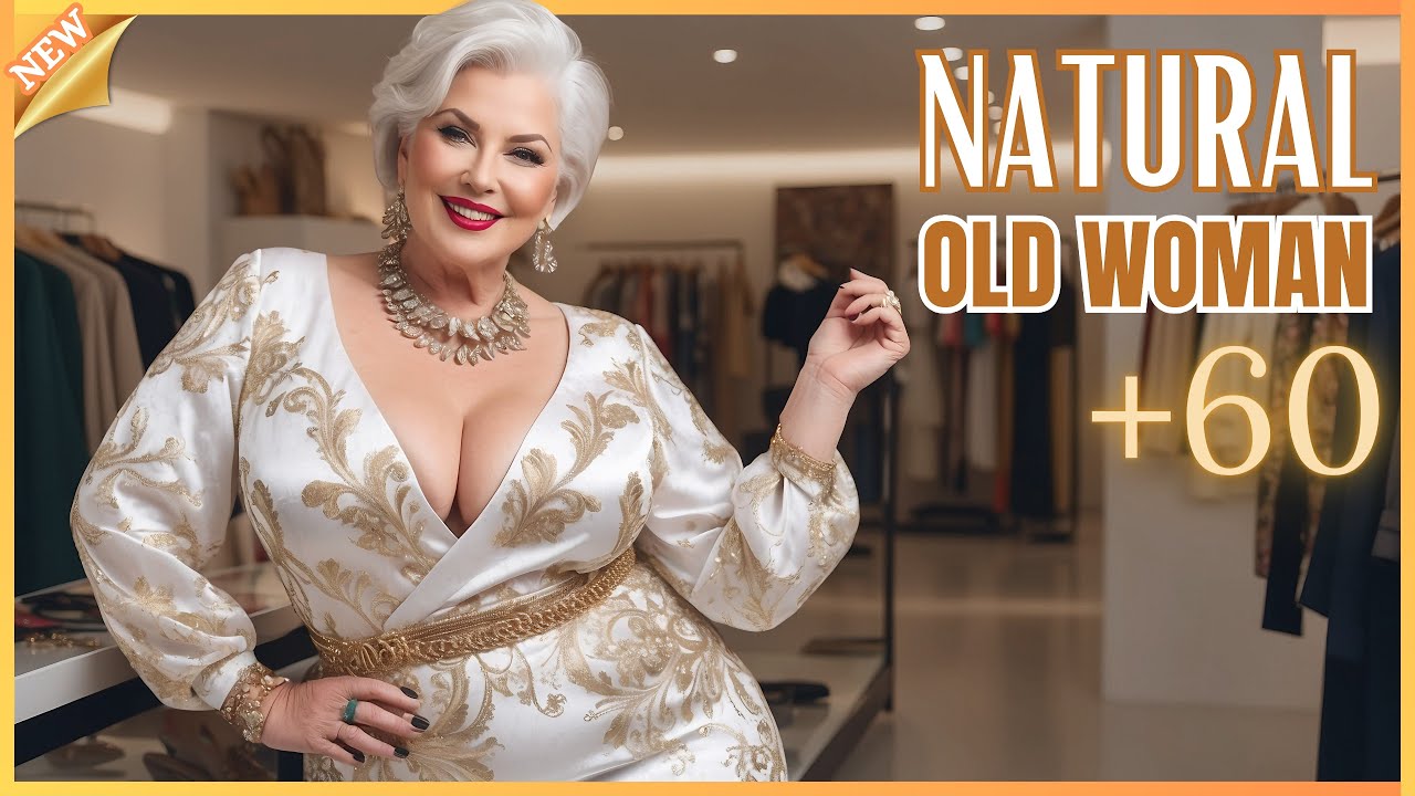 Natural Older Women OVER 60 - Fashion tips review #67 #naturalwoman 