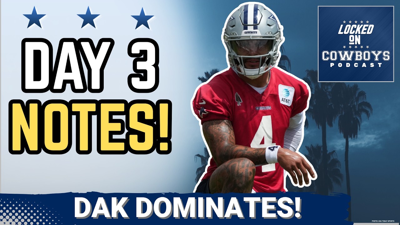 PHENOMENAL: Dallas Cowboys QB Dak Prescott and WR George Pickens DOMINATE Early Camp Practices! PHENOMENAL: Dallas Cowboys QB Dak Prescott and WR George Pickens DOMINATE Early Camp Practices!